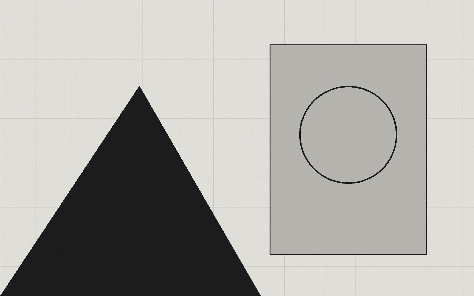 Composición arquitectónica minimalista que representa el espacio físico de una organización